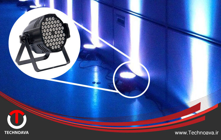 زوایای مختلف در نورپردازی سالن همایش